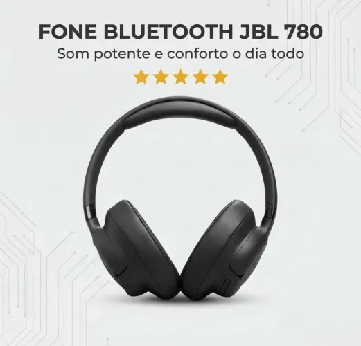Fone Ouvido Jbl Tune 780bt Headphone Bluetooth 6.0 Original