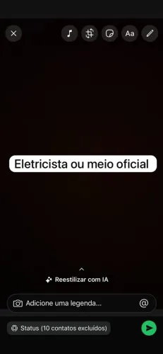 Eletricista ou meio oficial