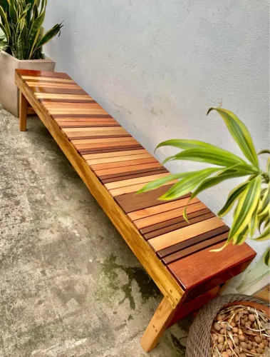 BANCO MADEIRA DEMOLIÇÃO RIPADO