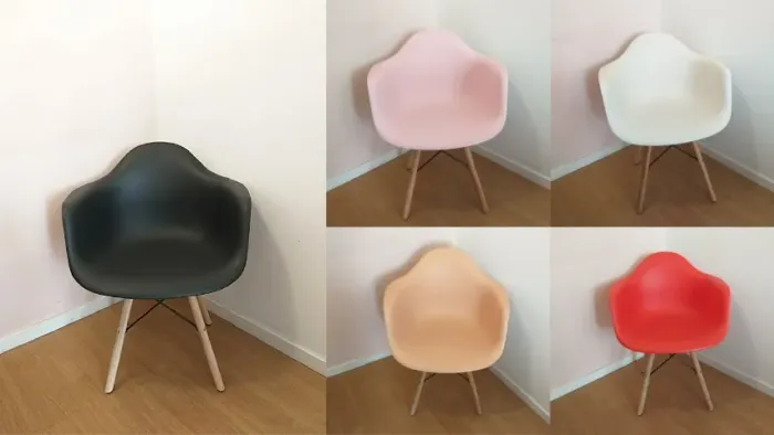 Poltrona Eiffel ou Eames nova, cadeira Eiffel com braços