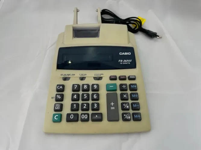 Calculadora de Bobina Casio FR-2650T