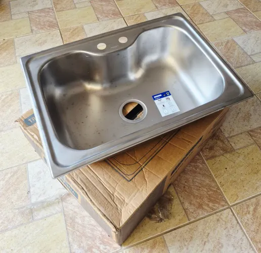 Cuba Morgana Tramontina 69x49cm inox escovado (sem acessórios)