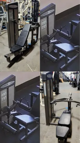 Cadeira flexora e extensora / supino multifuncional 