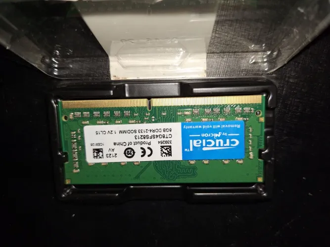 Memória RAM 8GB, DDR4, 2133hz