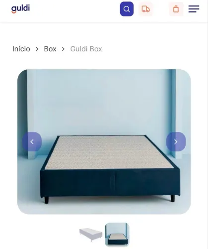 Base de cama box da guldi nova sem uso na caixa