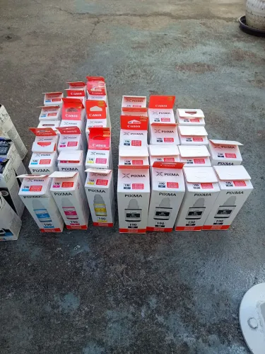 Vendo lote com 27 Tintas Originais Canon G190 Gi-190 G3100 G4100 G3110, novas. Leia.