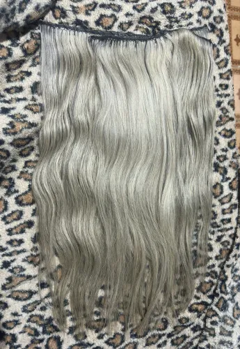 Cabelo loiro humano 50cm