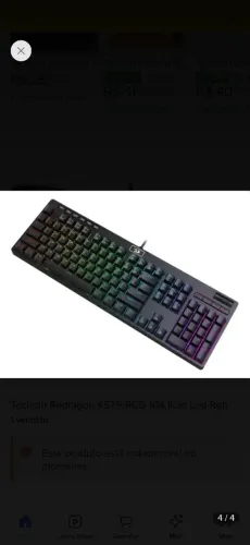 Teclado mecânico Redragon manyu