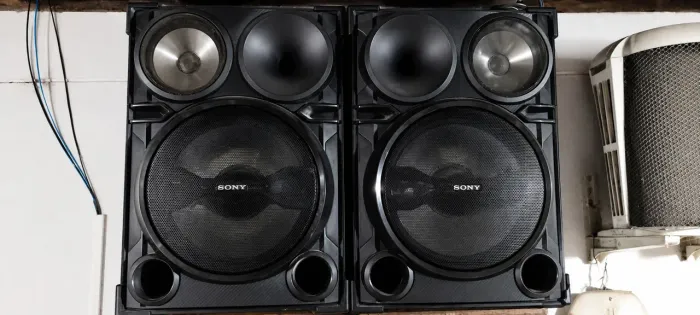 Som profissional Sony 