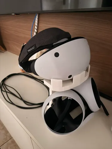 PlayStation VR 2 + Base de carregamento + Suporte 3d + Alça lá do EUA