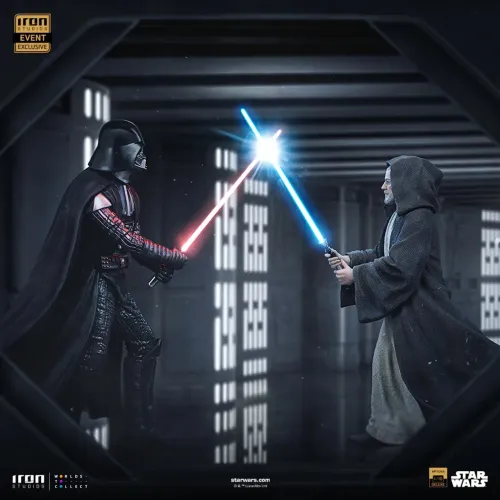 Iron Studios Estátua Darth Vader Vs Obi-Wan Kenobi Exclusive