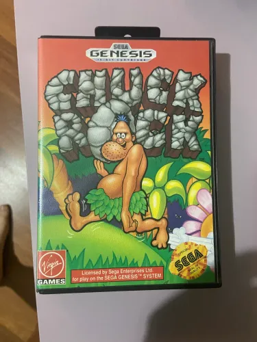 Jogo Mega Drive - Chuck Rock CIB