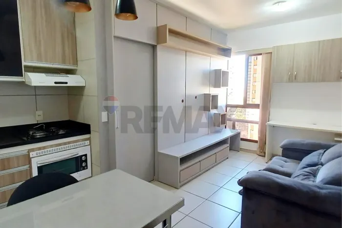 Apartamento | 1 quarto sendo 1 suíte | Ed. Conquest | Águas Claras | Mobiliado | Vista liv