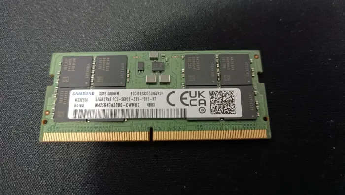 Memória RAM Samsung 32GB DDR5 5600MHz - Notebook