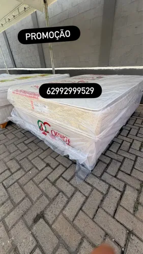Colchão e Box casal mega conforto