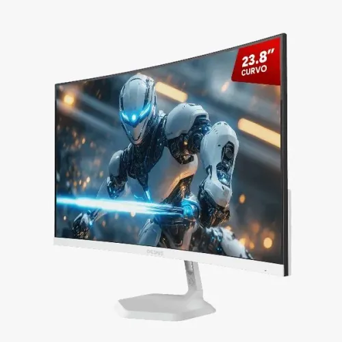 Monitor Gamer Curvo PCYES Quartzo 23.8" Full HD 100Hz LED VA