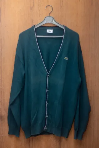 Cardigan Lacoste Verde - Tam M