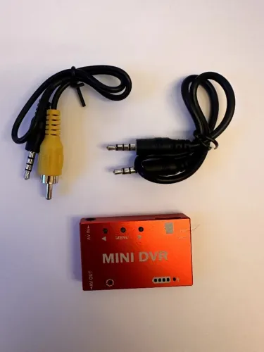 Gravador De Áudio E Vídeo Fpv Mini Swaptable Ntsc Pal Dvr MoGravador De Áudio E Vídeo Fpv