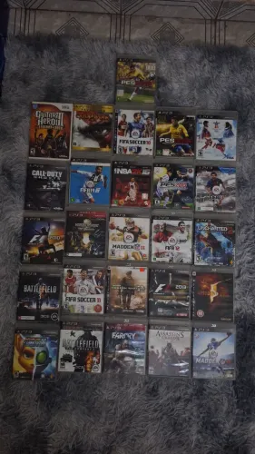 26 Jogos originais Seminovos PS3 Super Slim