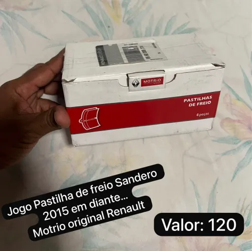 Pastilha de freio Renault Sandero 2015 em diante..
