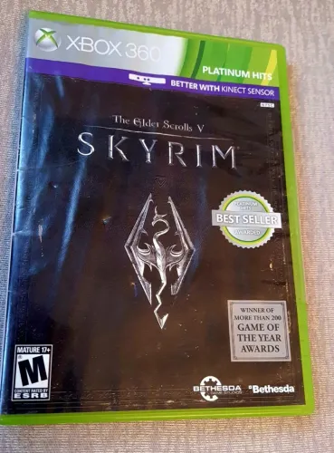 Jogo Xbox 360 The Elder Scrolls V: Skyrim. Original