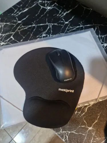 Mouse sem fio e mousepad novos
