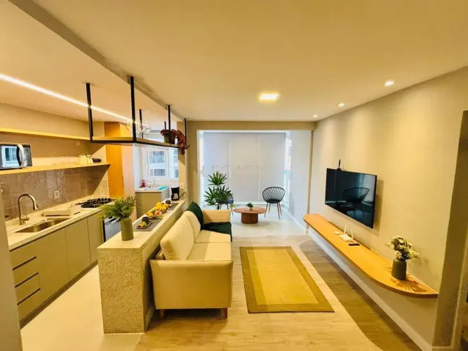 Apartamento Montado e Decorado à Venda na Praia de Itaparica | 2 Quartos | 1 Suíte | Aceit
