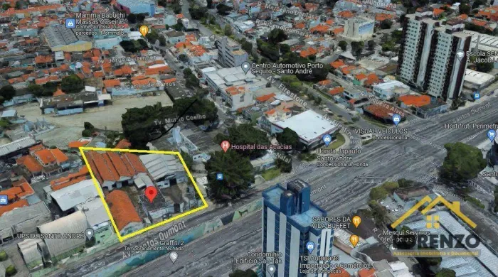 Galpão à venda, 1800 m² por R$ 8.994.000,00 - Vila Alzira - Santo André/SP