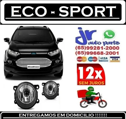 Par Farol Milha Nova Ecosport 2013 a 2016