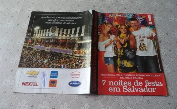 Contigo Carnaval 2010 Fernanda Lima- Daniela Mercury- Rodrigo Hilbert. Para Colecionadores