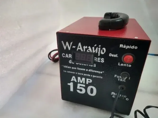 Carregador Fonte Automotiva Digital 150A 