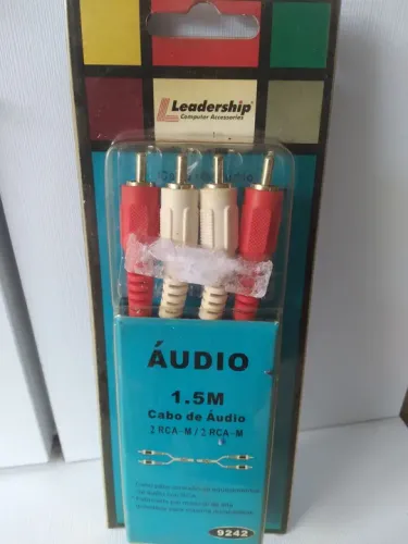 Cabo Áudio 2RCA/ 2RCA 1.5m - Novo