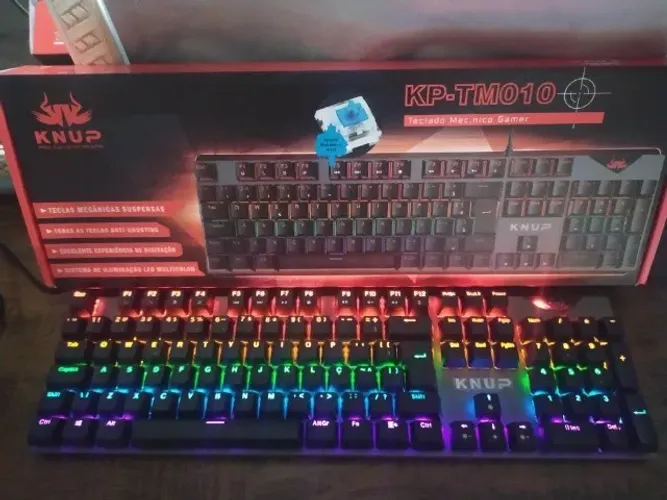 (Novo) Teclado Mecânico Gamer Knup