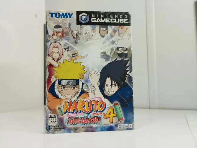 JOGO NATUTO 4 ORIGINAL GAME CUBE JP