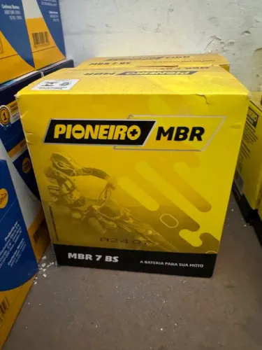 Bateria 7 amperes pioneiro 1 ano de garantia 