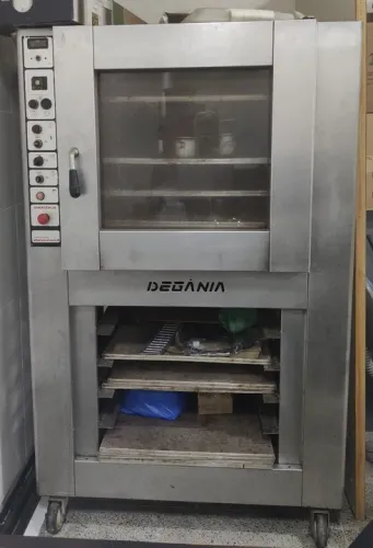 Forno turbo elétrico inox Degânia pouco usado