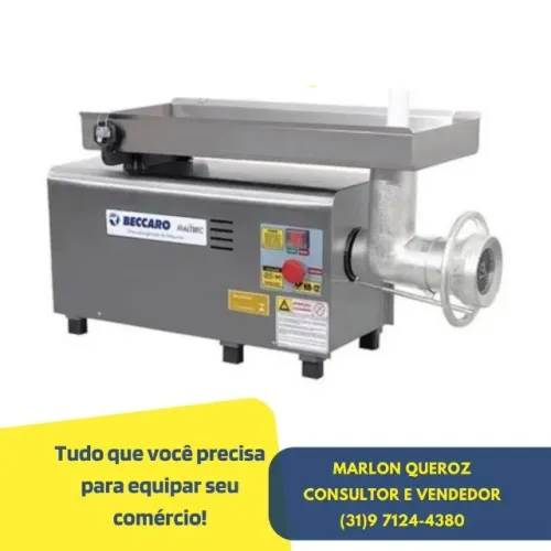 Moedor de Carne Beccaro Boca 22 Novo