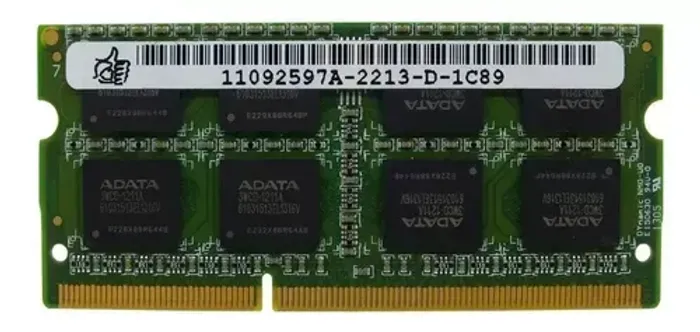 Memória Notebook Ddr3 8gb Ddr3 1600mhz Positivo Adata Nova