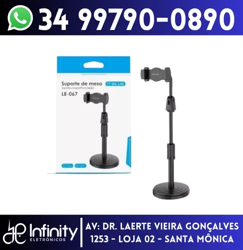 Suporte Celular de Mesa Ajustável Universal
