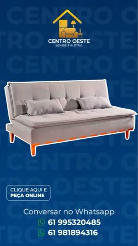 Sofá cama Marisol nova a pronta entrega