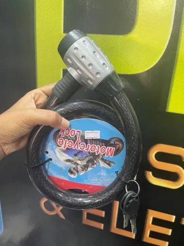 Cadeado tranca para moto e bicicleta - leia o anúncio
