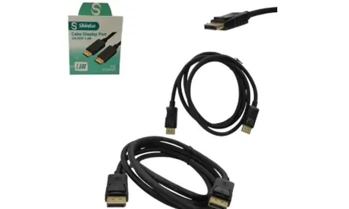 Cabo Conversor Displayport Para Hdmi ( Hdtv) 1.8 Metros Cb-Dp-Hd Shinka