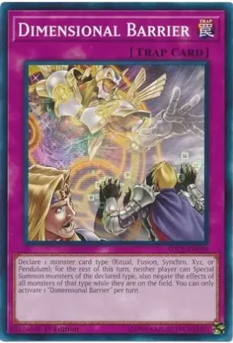 Yugioh!!! Dimensional Barrier Sdcl-pt039 Common - Struct