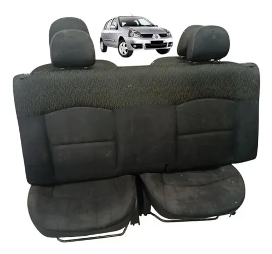 Jogo Banco Tecido Renault Clio 1.0 2005 2006 2007 Detallhe