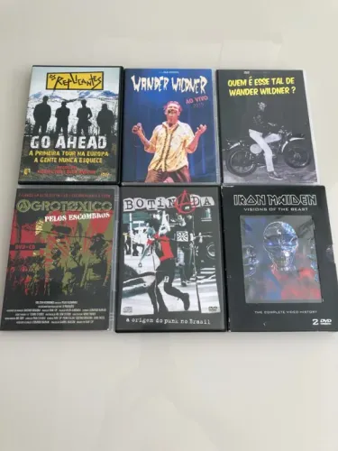Dvds Musicais Variados Lote 8 - Valor Unitário