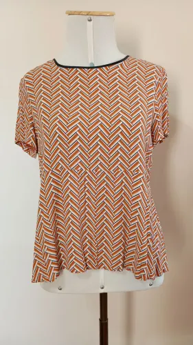 Blusa geométrica Zara