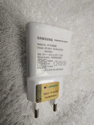 Carregador Samsung 15 Watts Original sem Cabo