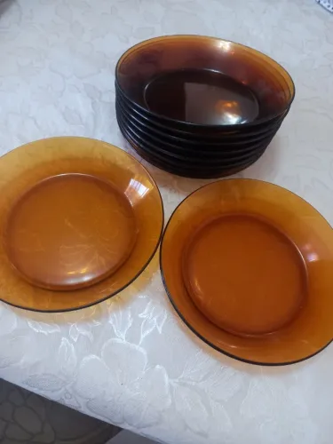 10 Pratos Duralex Originais - Sobremesa Fundos