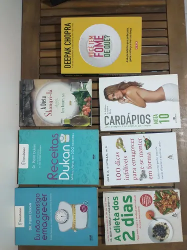 7 Livros Dieta - Dukan - Changrilá - Emagrecer - perder peso - Fitness