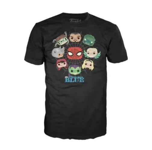 Camiseta Spider-Man Blue Funko POP